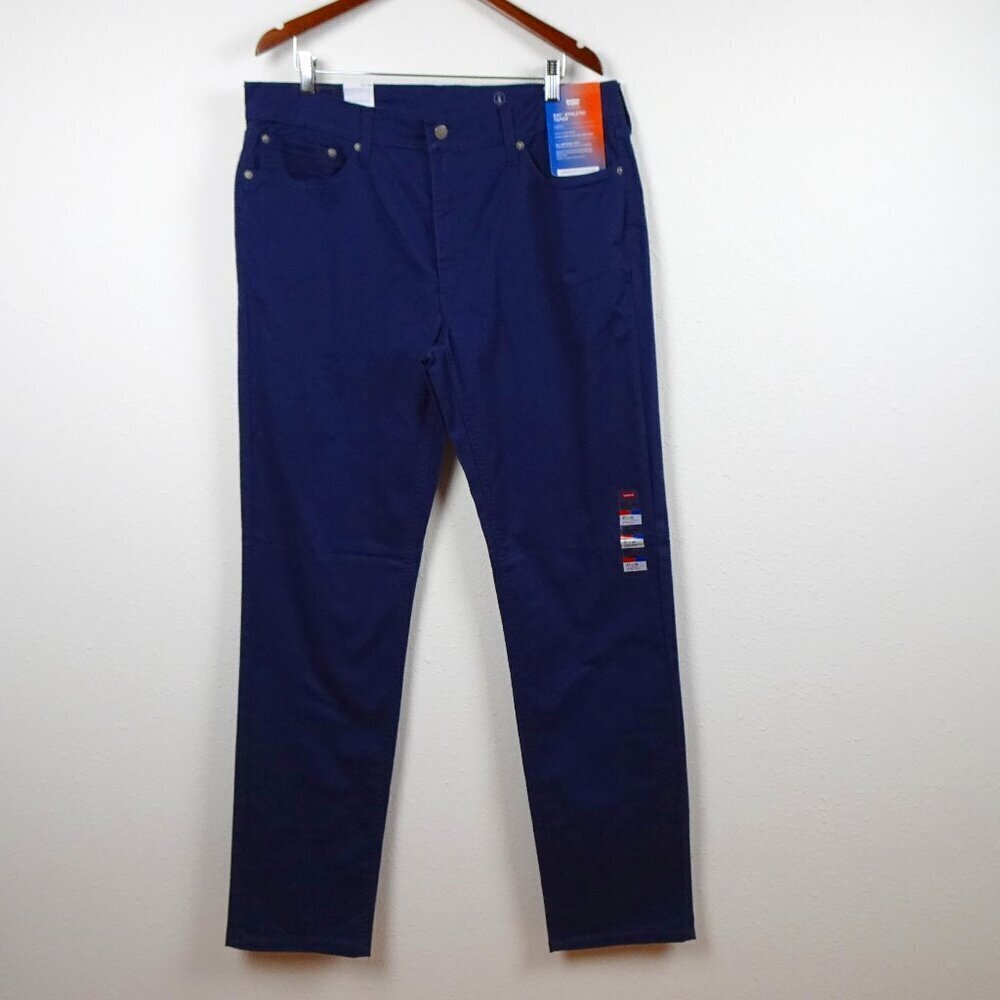 Levi's 541 Athletic Jeans Men's Size 37x36 Blue Stretch All Seasons Tech Tapered